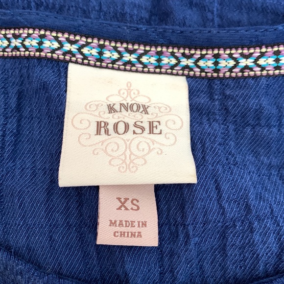 Target Knox Rose Flutter Texture Tiered Dress size XS - Picture 3 of 4